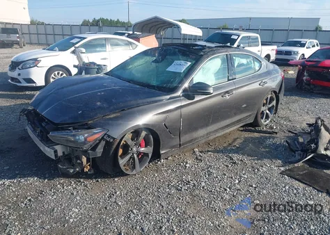 2019 Genesis G70 3.3T Advanced from USA, damaged, VIN KMTG34LE1KU043957